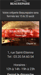Mobile Screenshot of creperiebeaurepaire.com